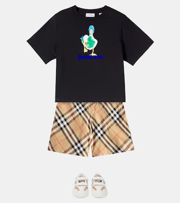 Logo printed cotton jersey T-shirt | Burberry Kids