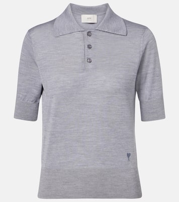 Polo en laine et soie | Ami Paris