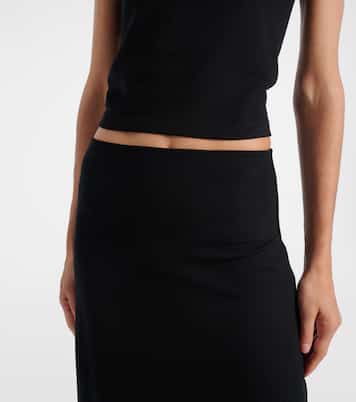 Rio high-rise maxi skirt | Leset