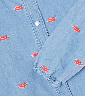 Embroidered denim dress | Stella McCartney Kids