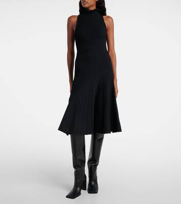 Robe midi à col roulé | Alaïa