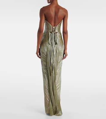 Robe longue Jasleen en soie | Maria Lucia Hohan