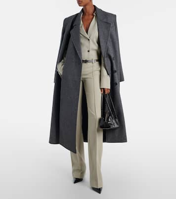 Low-rise wool straight pants | The Attico