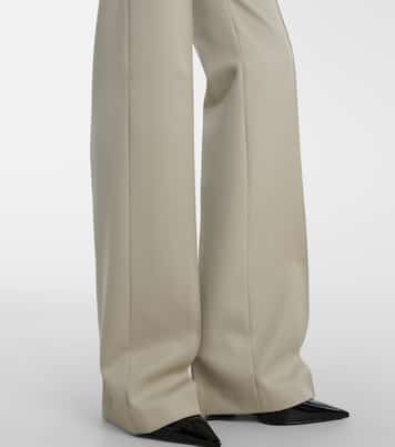 Low-rise wool straight pants | The Attico
