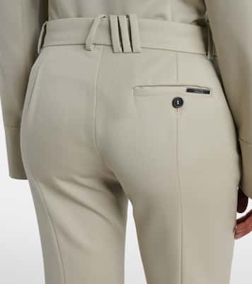 Low-rise wool straight pants | The Attico