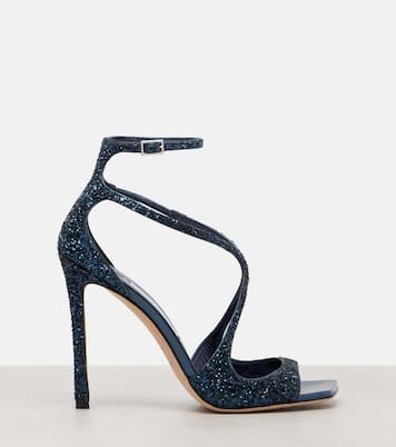 Azia 110 glitter sandals | Jimmy Choo
