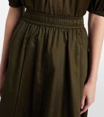 تنورة طويلة من القطن البوبلين Manar  | Joseph