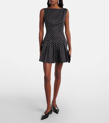 Polka-dot cotton poplin minidress | Same