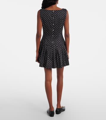 Polka-dot cotton poplin minidress | Same