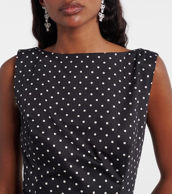 Polka-dot cotton poplin minidress | Same