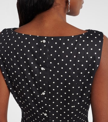 Polka-dot cotton poplin minidress | Same
