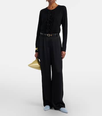 Cardigan en coton et cachemire | Jardin des Orangers