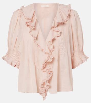 Henri cotton voile top | Dôen