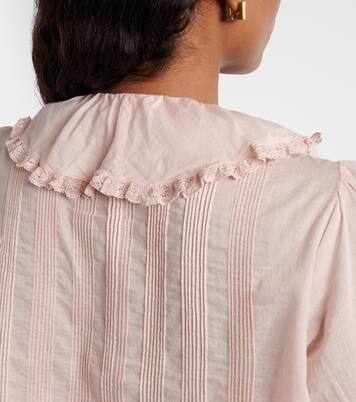 Henri cotton voile top | Dôen