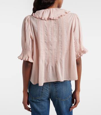 Henri cotton voile top | Dôen