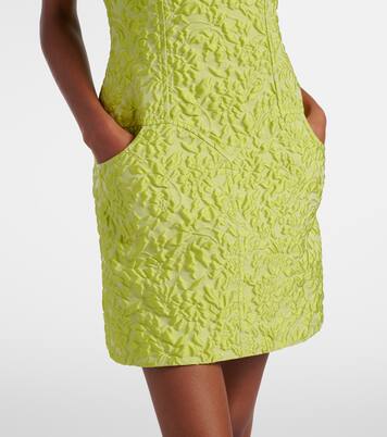 Eliezer floral cloqué minidress | Emilia Wickstead