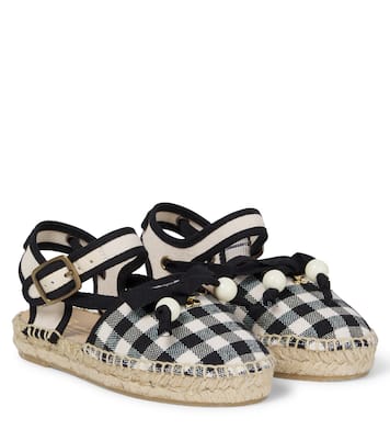 Espadrilles Evila à carreaux vichy | Bonpoint