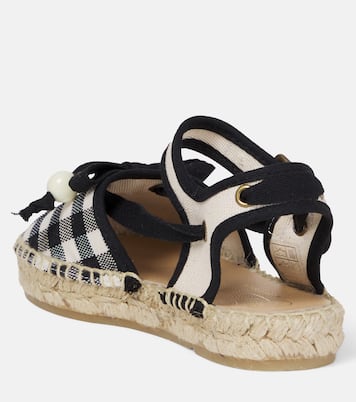 Espadrilles Evila à carreaux vichy | Bonpoint