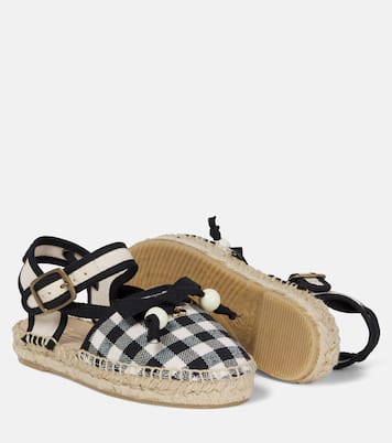 Espadrilles Evila à carreaux vichy | Bonpoint