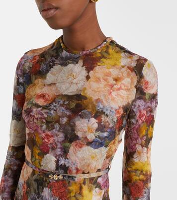 Robe longue Alchemy à fleurs | Zimmermann