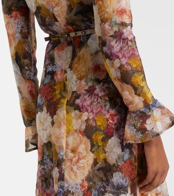 Robe longue Alchemy à fleurs | Zimmermann