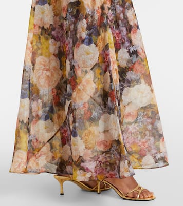 Robe longue Alchemy à fleurs | Zimmermann