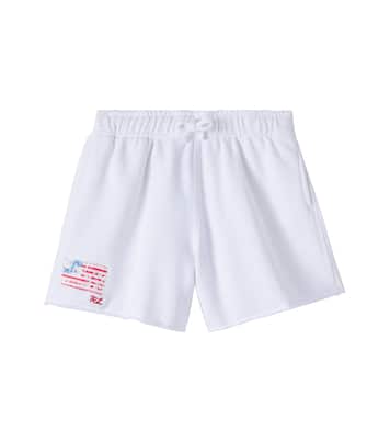 Shorts de rizo de algodón bordados | Polo Ralph Lauren Kids