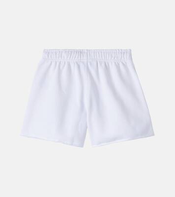 Shorts de rizo de algodón bordados | Polo Ralph Lauren Kids