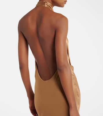 Robe aus Seidensatin | The Sei