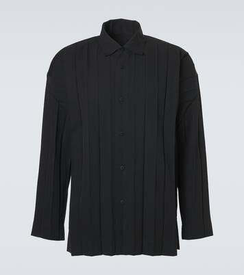 Edge Ensemble pleated shirt | Homme Plissé Issey Miyake