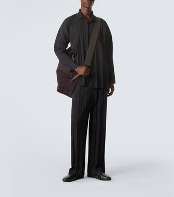 Edge Ensemble pleated shirt | Homme Plissé Issey Miyake