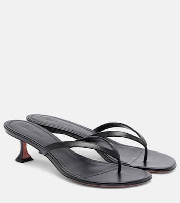 Juliette leather thong sandals | Amina Muaddi