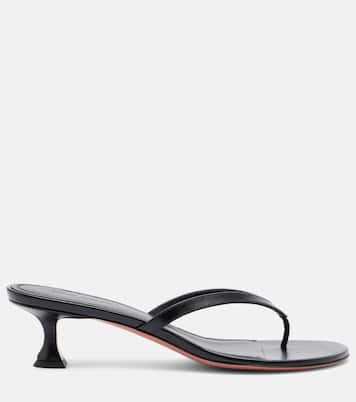 Juliette leather thong sandals | Amina Muaddi