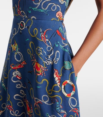 Cove printed halterneck maxi dress | Alémais