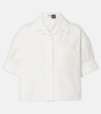 Paula's Ibiza Anagram denim shirt | Loewe