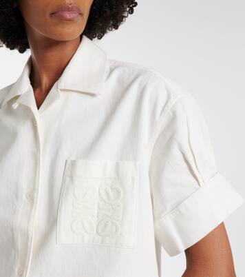 Paula's Ibiza Anagram denim shirt | Loewe