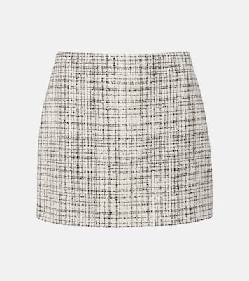 Cotton-blend tweed miniskirt | Valentino
