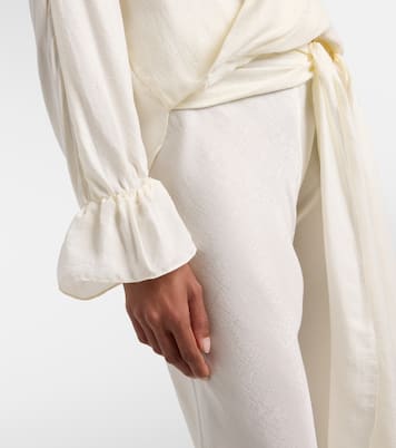 x Rosie Huntington-Whiteley Rosie blouse | ViX Paula Hermanny