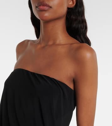 Twist strapless jersey top | Norma Kamali