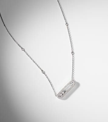 Collar Baby Move de oro blanco de 18 ct con diamantes | Messika