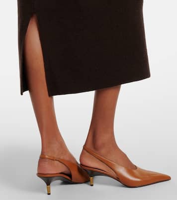 Wool and cashmere pencil skirt | Jardin des Orangers