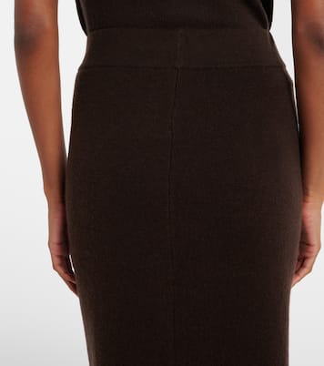 Wool and cashmere pencil skirt | Jardin des Orangers