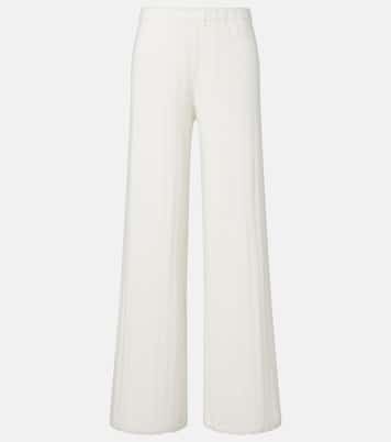 Shannen cotton and cashmere wide-leg pants | Lisa Yang
