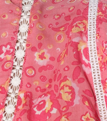 Bedrucktes Cropped-Top Jena | Poupette St Barth