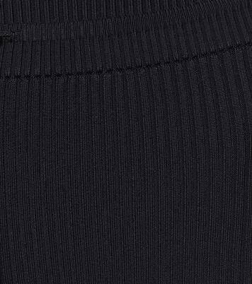 High-rise knit flared pants | Peter Do