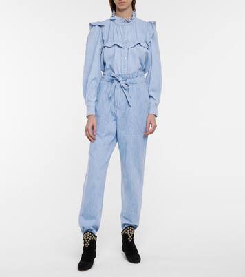 Jean paper bag Muardo à taille haute | Marant Etoile