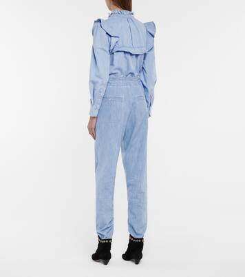 Jean paper bag Muardo à taille haute | Marant Etoile