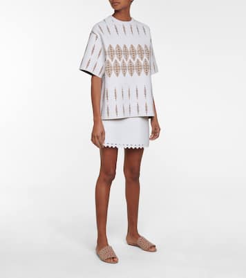 Top in maglia con lamé | Alaïa