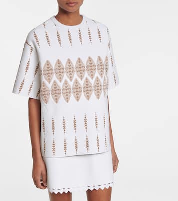Top in maglia con lamé | Alaïa
