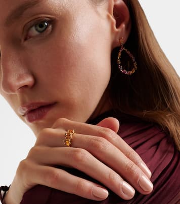 14kt gold ring with citrine quartz | Suzanne Kalan